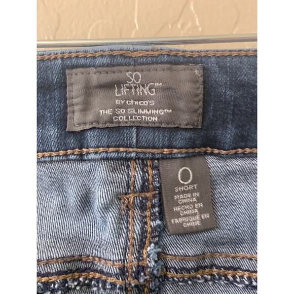 So Lifting by Chico's The So Slimming Collection Low-Rise Jeans, Size 0 Short - Picture 8 of 10